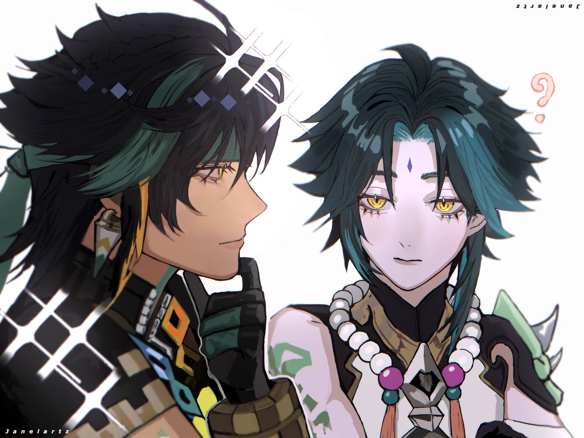 Pov: Xiao meets his other half twin from Natlan? 🌚🌝
#Natlan #GenshinImpact #原神 #Xiao 
#kinich