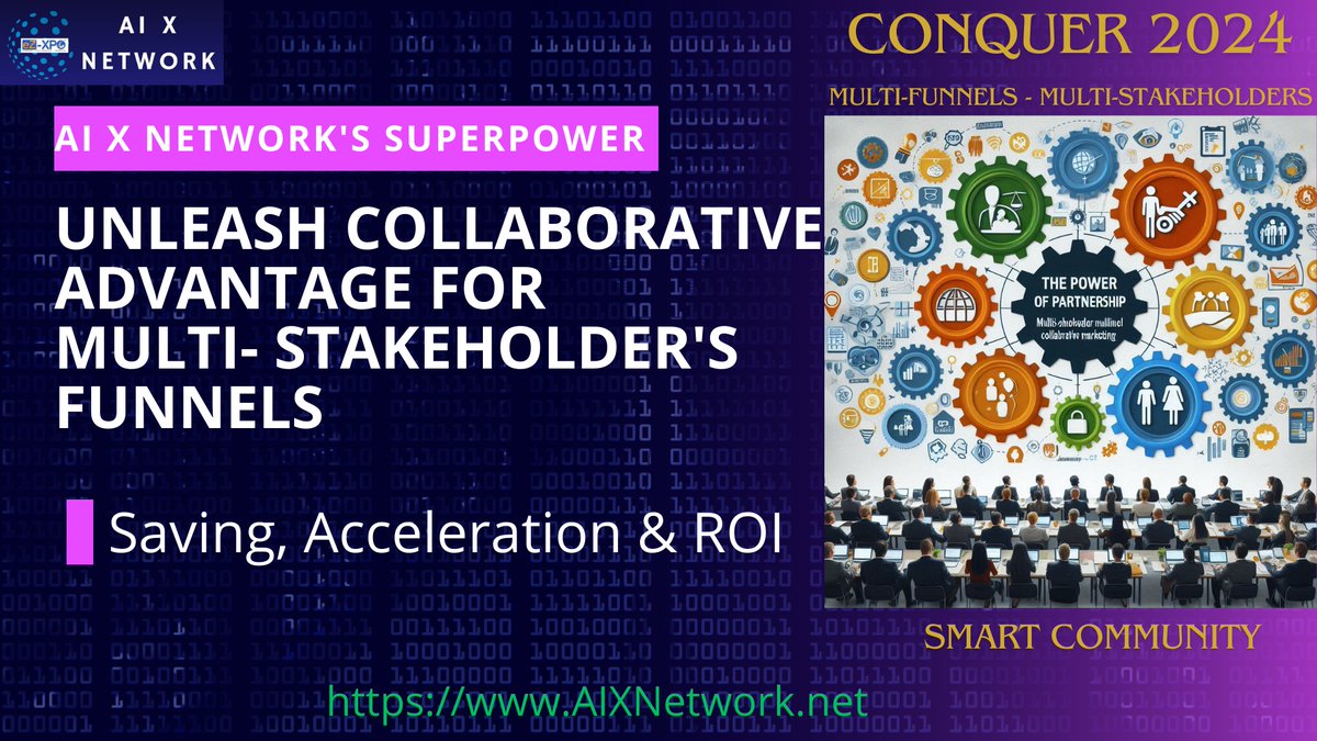 MattWFok's tweet photo. Unleash AI-Powered Lead Gen with Multi-Stakeholder & Multi-Funnel Collaboration
Why Settle for SILO Marketing at 1X When You Can Achieve 1,000,000X with Smart Collaborative Marketing?
#collaborativemarketing #AImarketing #B2Bmarketing
https://t.co/W5IZtxAqd0 https://t.co/9iu2rRBucx