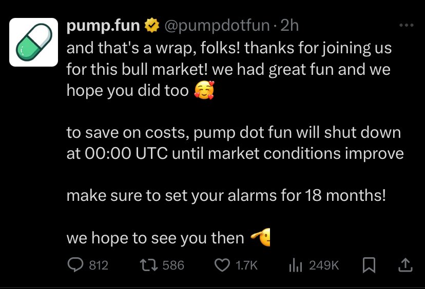 Sakin_fr's tweet photo. Looks like @pumpdotfun tried making us think it was closing once before in april so they could be just trying that again... maybe for engagement?🤔 Lmk what you think🚨#pumpdotfun #crypto #Altcoins #Bitcoin #memecoin #celebritymemecoin #viral https://t.co/33p41wPKuN