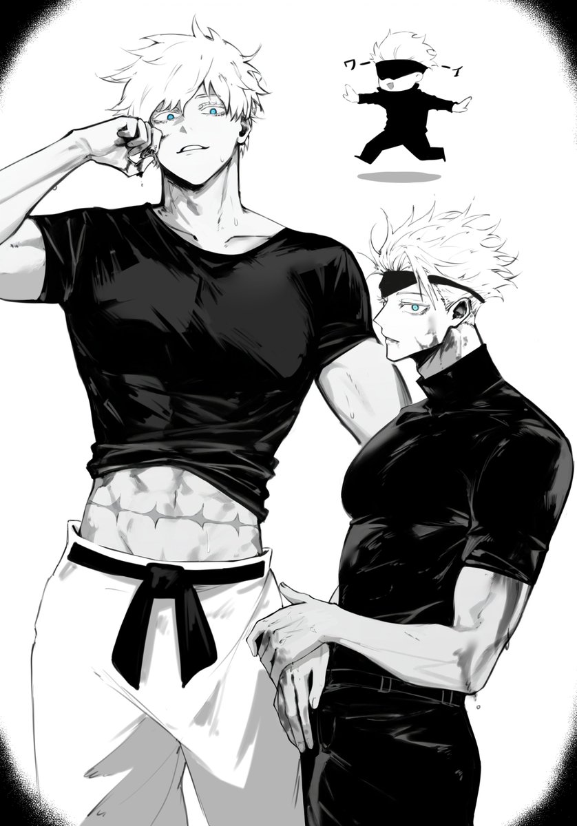 masoq095's tweet image. I suck at drawing men 
#jjk #JujutsuKaisen