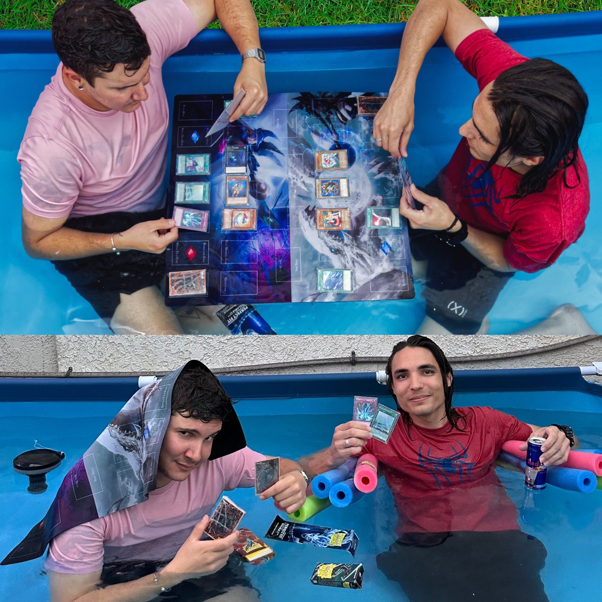 AlansPoint's tweet image. When your deck is so on fire 🔥 it needs a pool and double sleeves to cool it down💧 #NoNomad by @DragonShield_