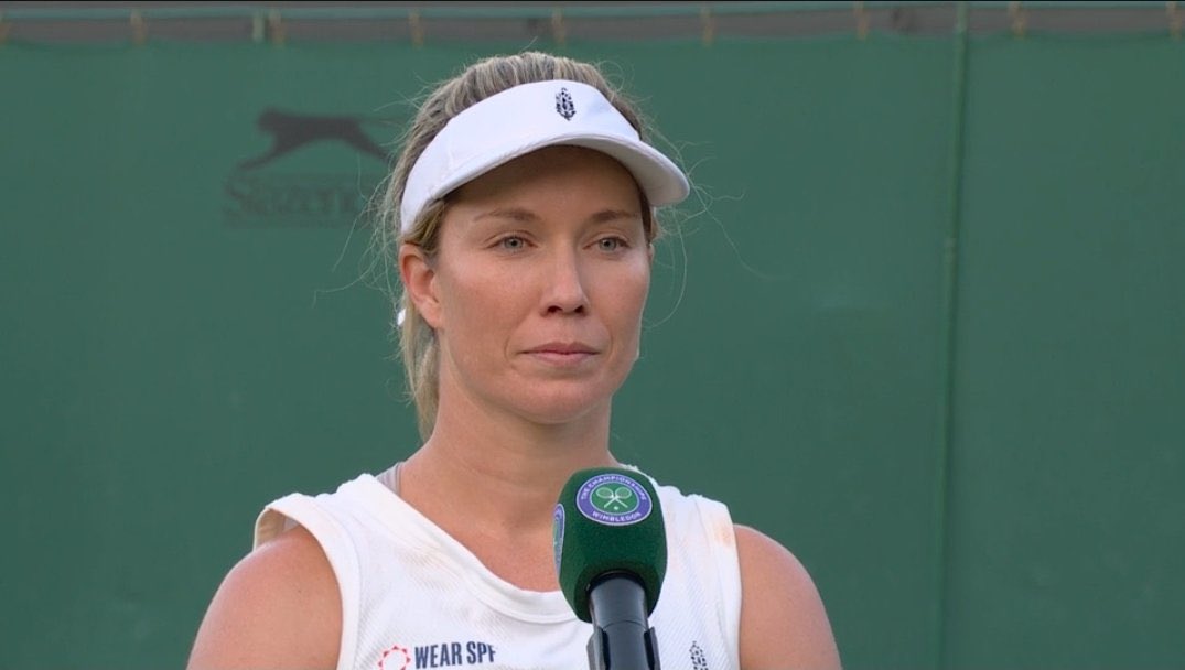 Danielle Collins with an iconic quote after beating Haddad Maia to reach 1st Wimbledon R4

“I wear my heart on my sleeve. I’m someone who’s not afraid to be myself. I think as women we should really embrace that and support each other and be able to use that passion to fire us