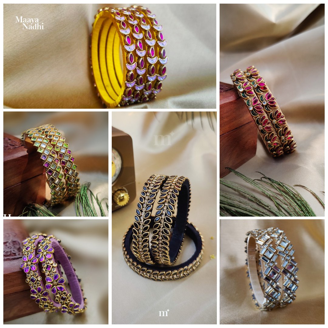 s_jsri's tweet photo. I’m selling handmade silk thread designer bangles, 

Perfect for 
- Brides and bridal events
- Women's attending any traditional events 

If you're interested, drop a comment below!

cc: @_buildspace @_nightsweekends @FarzaTV @wordisbonz https://t.co/bBt3m0fvnX