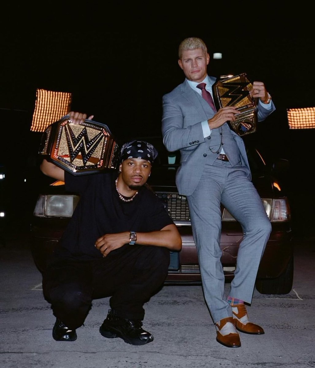 Metro Boomin and Cody Rhodes in new photo.