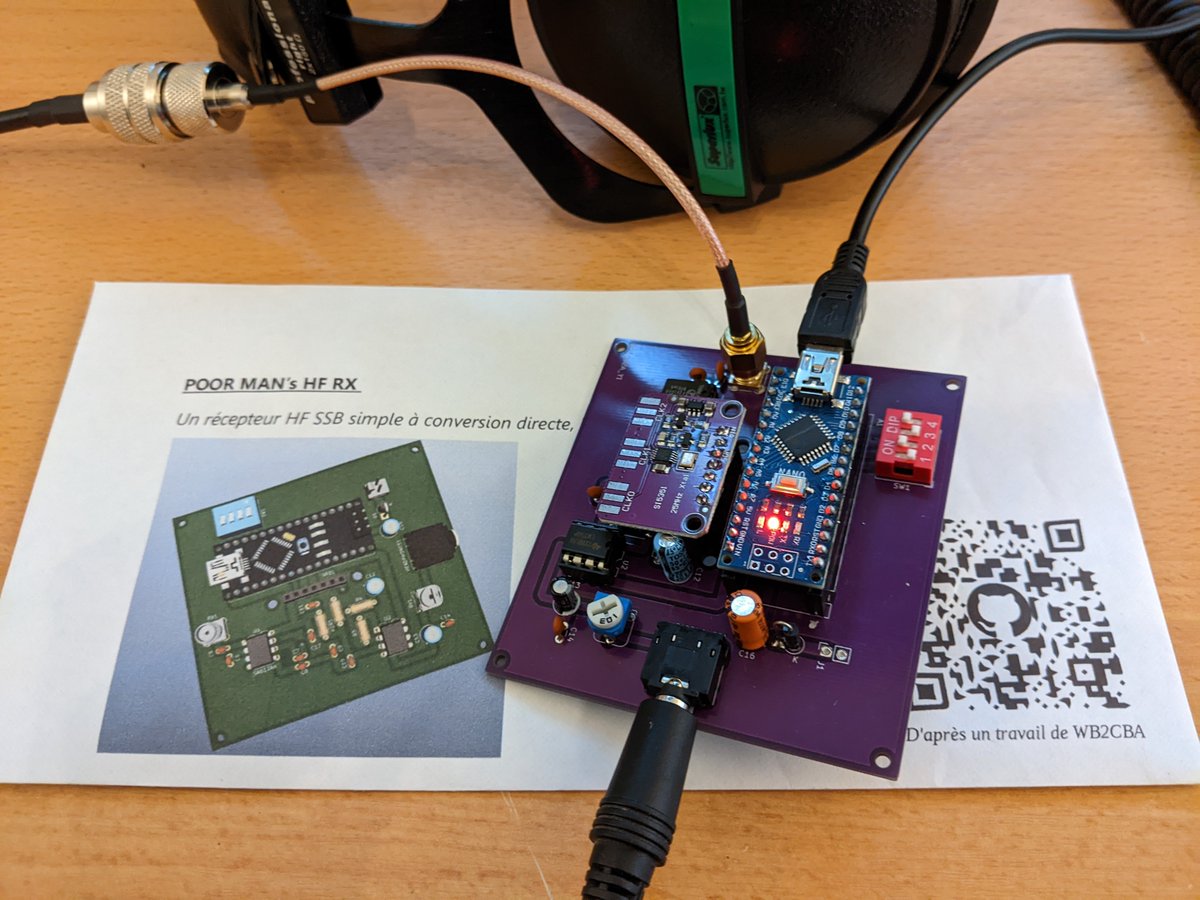 giammaiot2's tweet photo. Easy-DCR-F4JRX fredzo

https://t.co/5ESgNJACQS

Easy-DCR-F4JRX POOR MAN’s HF RX - A simple Arduino based direct conversion HF digital modes SSB receiver. Based on WB2CBA's work

#Ham #HamRadio https://t.co/7DYIzfWI4w
