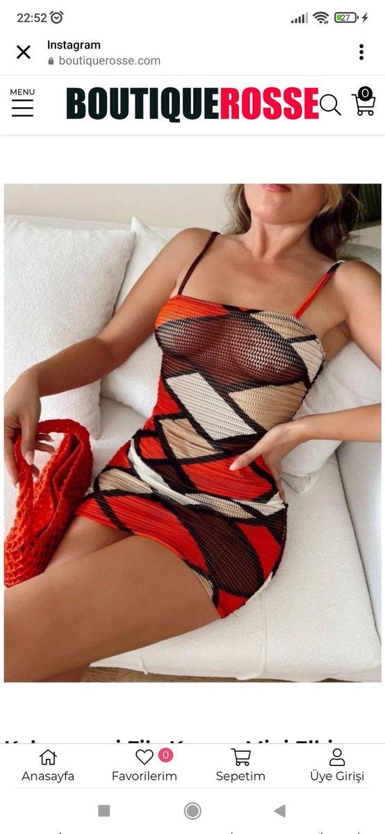 Çok güzel bir elbise