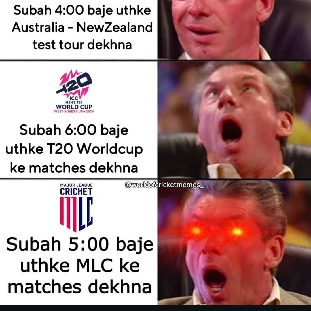 Cricket fan be like