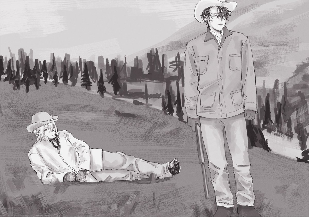 FouTuong's tweet photo. c-cowboys...? *brokeback mountain flashback*
#shuluca https://t.co/1lKyoz2nY6
