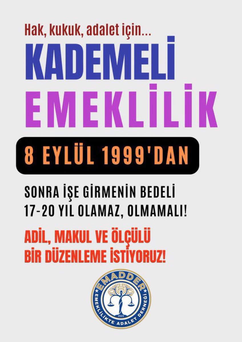 #KademedenTasarrufEdilemez