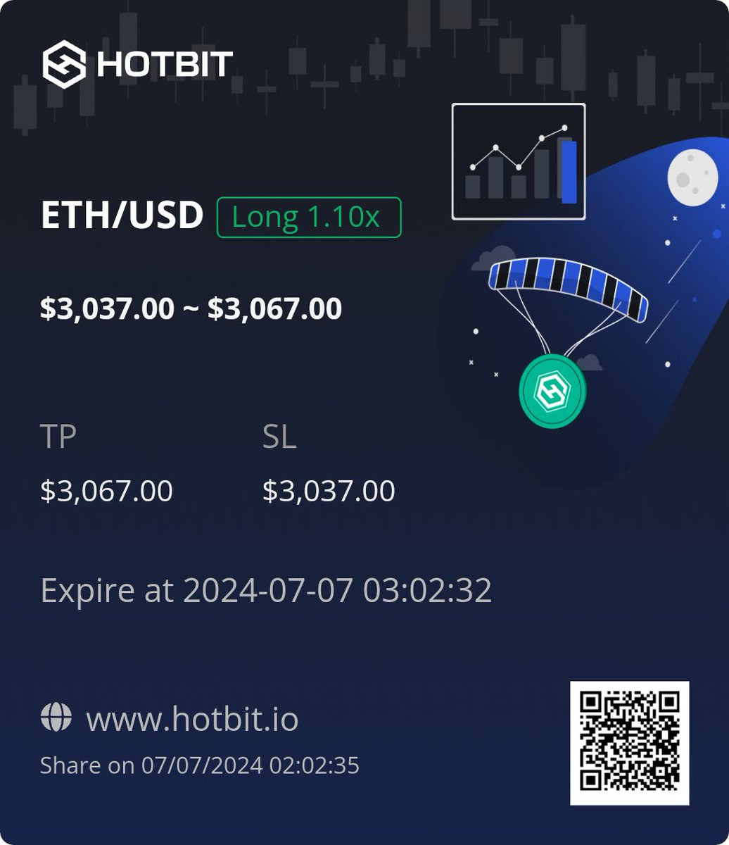 latanfatan's tweet photo. $ETH Long Trade Opportunity!
Entry Range: $3,037.00 ~ $3,067.00
Take Profit: $3,067.00
Stop Loss: $3,037.00
1-click to trade on @Hotbit_news: https://t.co/ogAhTSKnhe
#HotbitDEX #crypto #Leveraged #Trading #straregy https://t.co/2Hj2uaJD5b