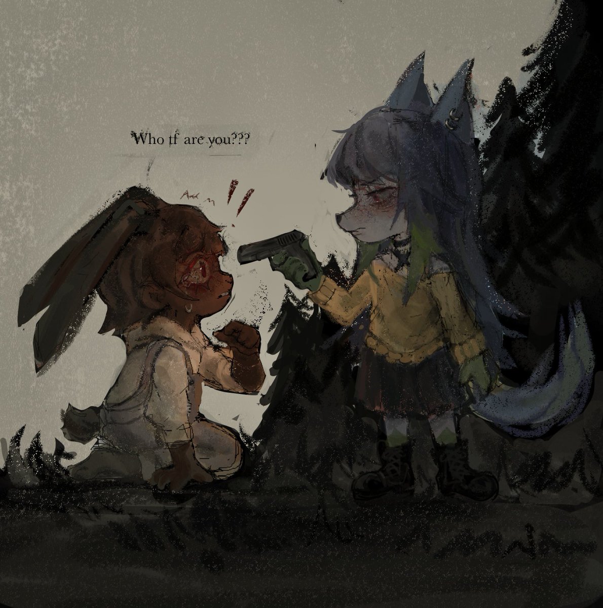 sireloyn's tweet photo. Fanart for two of these goats 🐐 @TacticalGlaceon @TheDorkizoid https://t.co/3iD7UJgD4J