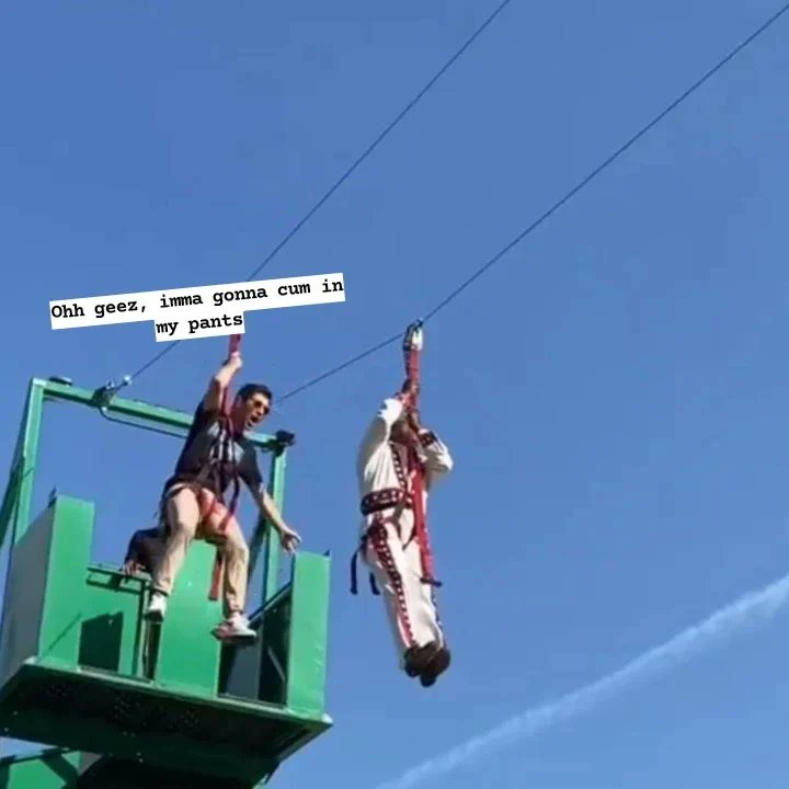 DevyAbstrakt's tweet photo. Jacob Frey on a Zipline like https://t.co/FgedgvxKq1