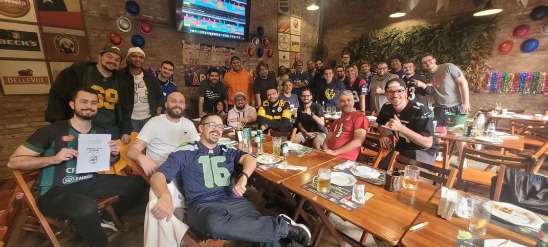 GabsMafra's tweet photo. The first ever #SFB Live Draft in Brasil is in the books.

What an amazing experience it was to host and be with so many from the Fantasy community!

Many thanks for the opportunity @ScottFish24, @JohnBoschFF, @RyanMc23, @FantasyCaresOrg and everyone else involved!

Until 2025! https://t.co/Uw0bG2ls6W