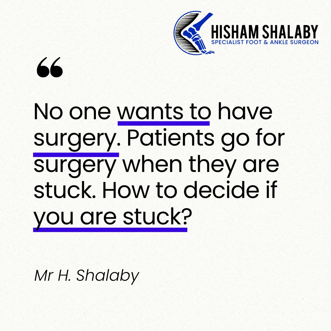Ilizarov's tweet photo. No one wants surgery, but sometimes it's necessary when other treatments fail to provide relief or improvement. If you're experiencing persistent pain, functional limitations, or worsening symptoms despite trying less invasive options, it might be time to consider surgery. https://t.co/1cbHCOt7kx