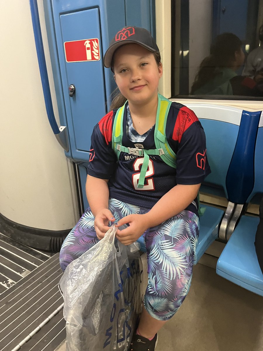 Elzora84's tweet photo. We or on our way to the @MTLAlouettes game tonight. Seat cushions ready, rain coats if needed and let’s get another win tonight!!! Go als go #Alouettes #cfl #MTLals https://t.co/T2iDvKoQLh