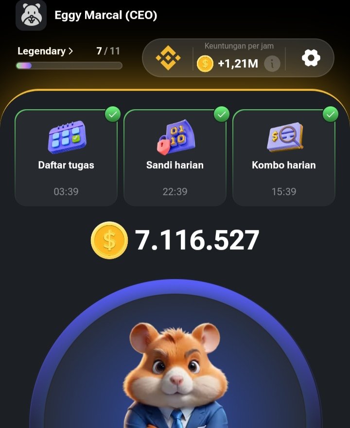 paramayuga's tweet photo. https://t.co/Dk5n4MK0V4

#hamsterkombatcombo #hamstercombo #hamsterairdrop #Airdrop #Hamster https://t.co/X4rogXyoSI