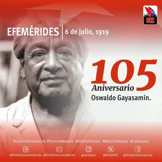 Homenaje al aniversario 105 del nacimiento de Oswaldo Guayasamín, genio de las artes plásticas, amigo leal de #Cuba y #FidelPorSiempre #PinarXNuevasVictorias