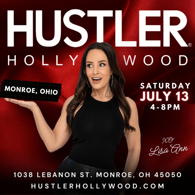 #Ohio, get ready to celebrate! Just 🔥 1 WEEK 🔥 until I'm at @HustlerStores to celebrate their 50th Anniversary<a href="/tag/ohio"class="tags">#Ohio</a><a href="/tag/thereallisaann"class="tags"><span>#thereallisaann</span></a><a href="/tag/hustlerstores"class="tags"><span>#hustlerstores</span></a>