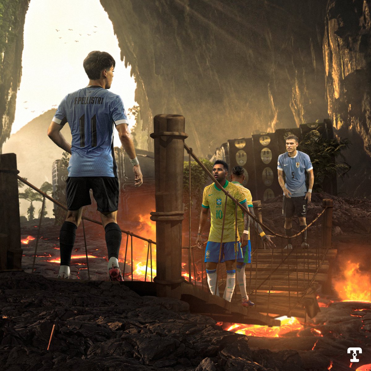 tondleon's tweet photo. Clásico en llamas 🌋🔥 https://t.co/DKvxXIxJUj