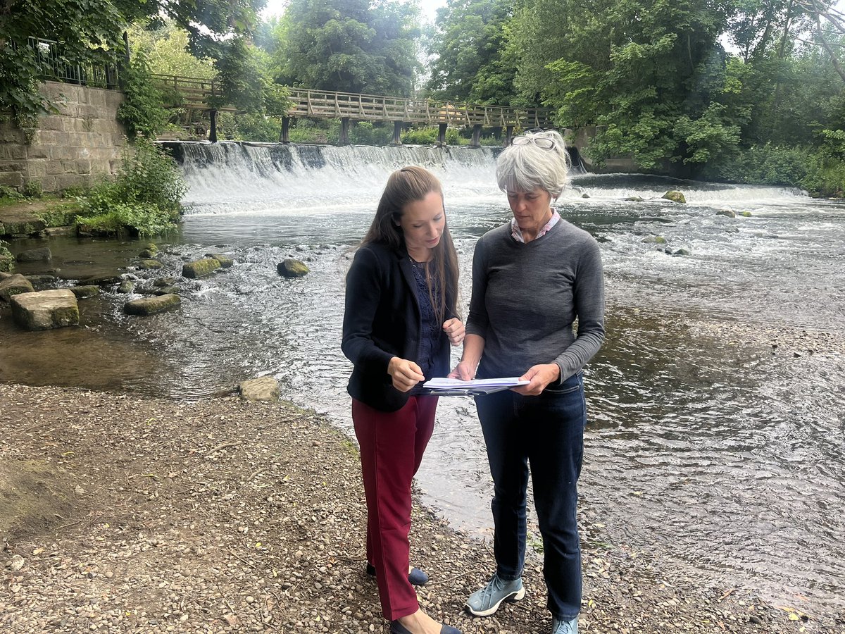 I met with Darley Abbey Community Energy to hear about how the water that powered the mills could in the future provide green electricity