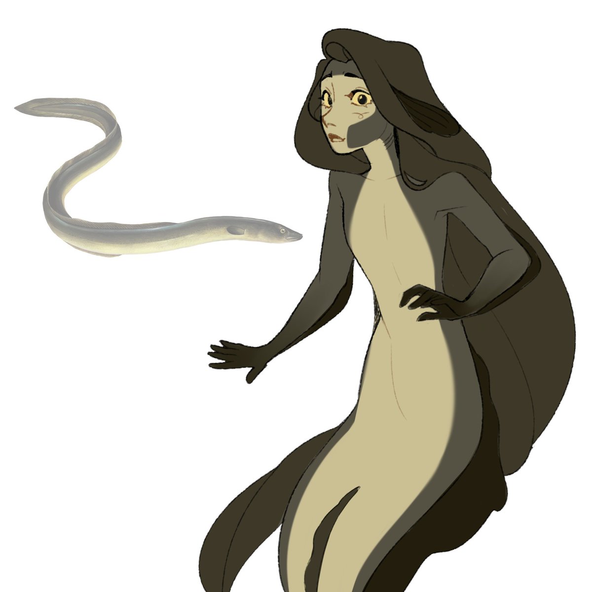 Eel girl from my fish lady collection