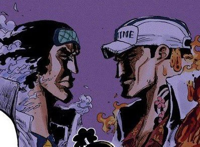 #ONEPIECE

fleet admiral #sakazuki ( #akainu )
former admiral #kuzan ( #aokiji )