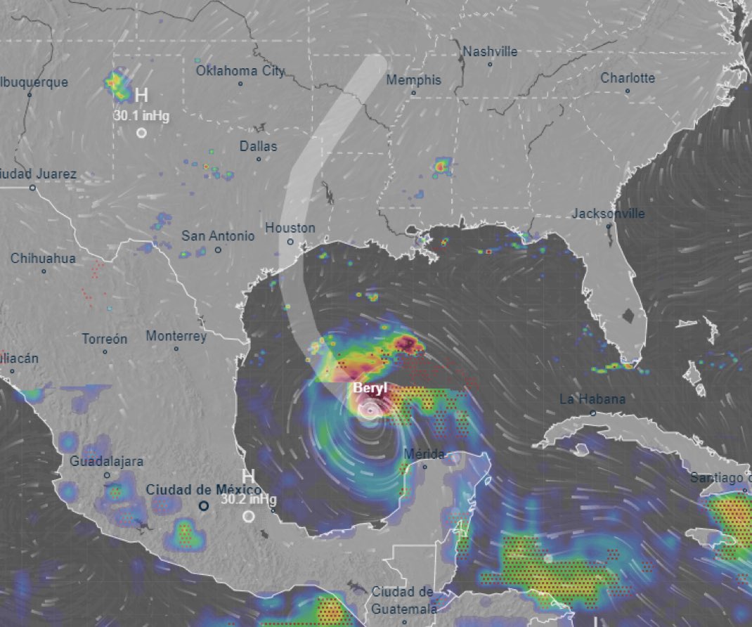 “Tampico”:
Porque los aliens lo hicieron de nuevo y alejaron al huracán #Beryl de Tampico.