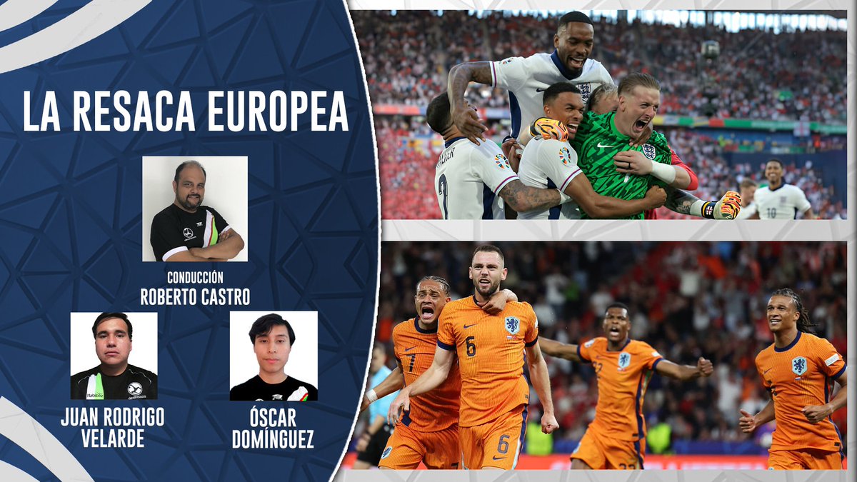 #Euro2024 - cuartos de final 

🇳🇱🆚🇹🇷 Los Koeman kinds van por Berlín

🇨🇭🆚🏴󠁧󠁢󠁥󠁮󠁧󠁿 Inglaterra sigue avanzando al filo

🗣 Al aire #LaResaca Europea con <a href="/rcastrolizarbe/">Roberto Castro</a>, <a href="/Juanro16/">Juan Rodrigo Velarde</a> y <a href="/OscarDU0529/">Oscar</a>

x.com/i/spaces/1OyKA…