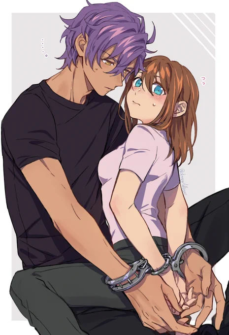 #アドあん60min   お題【手錠】+1.5h 距離感バグってるアドあんちゃんsuki