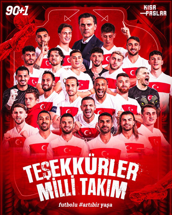 Teşekkürler Milli Takım 🇹🇷 
Teşekkürler #BizimCocuklar ♥️🤍