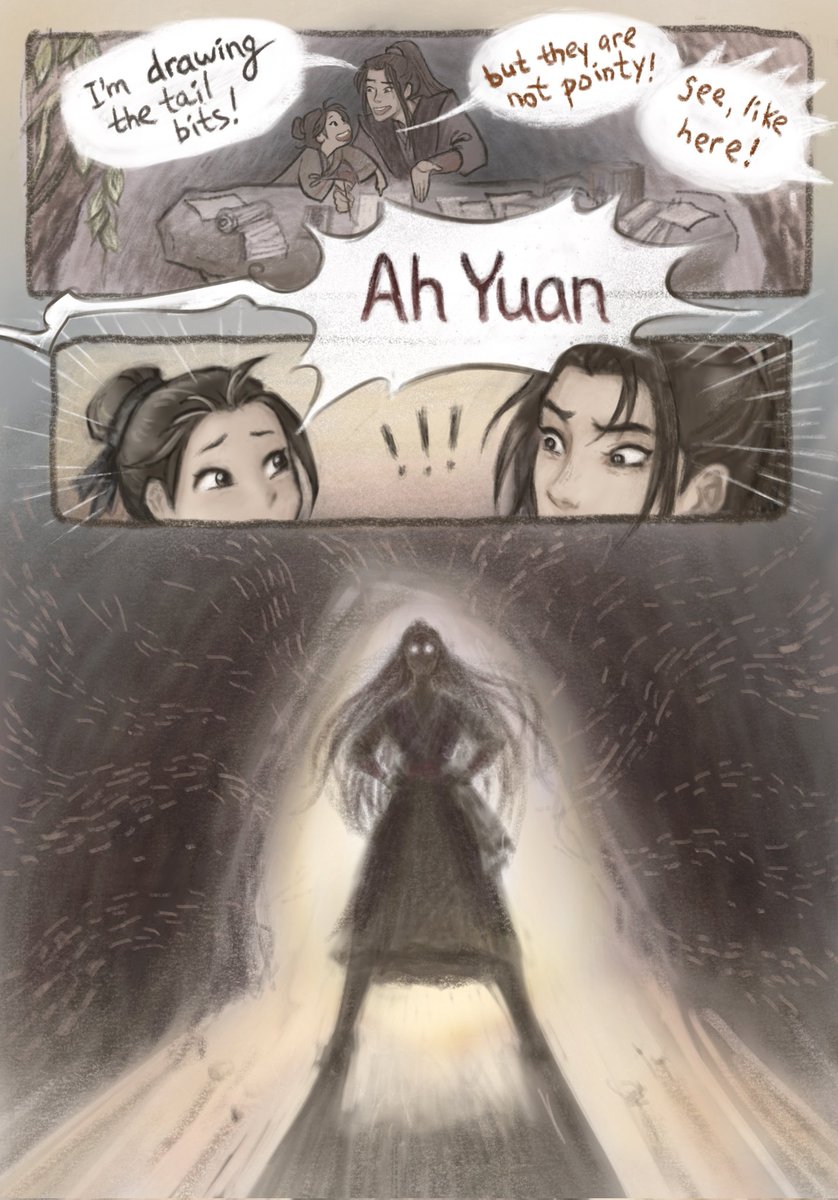 za_etss's tweet photo. Started a comic based on my favourite Modao/Untamed fic "A Narrow Bridge" by @FrameofMind6 and @jo_lasalle
 https://t.co/naynJSO1Xg

#MDZS #WangXian https://t.co/Rh8g9bnEtg