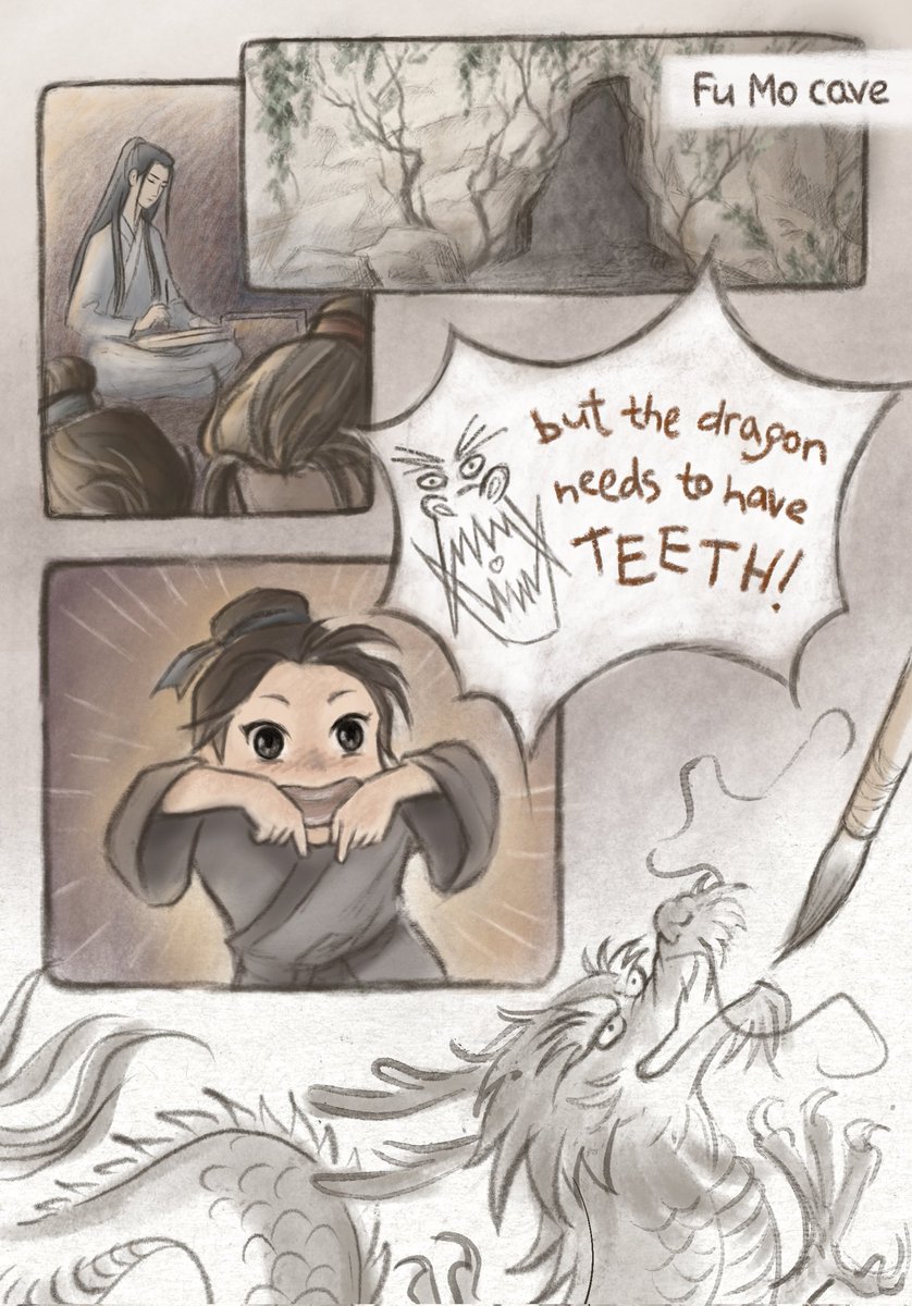 za_etss's tweet photo. Started a comic based on my favourite Modao/Untamed fic "A Narrow Bridge" by @FrameofMind6 and @jo_lasalle
 https://t.co/naynJSO1Xg

#MDZS #WangXian https://t.co/Rh8g9bnEtg