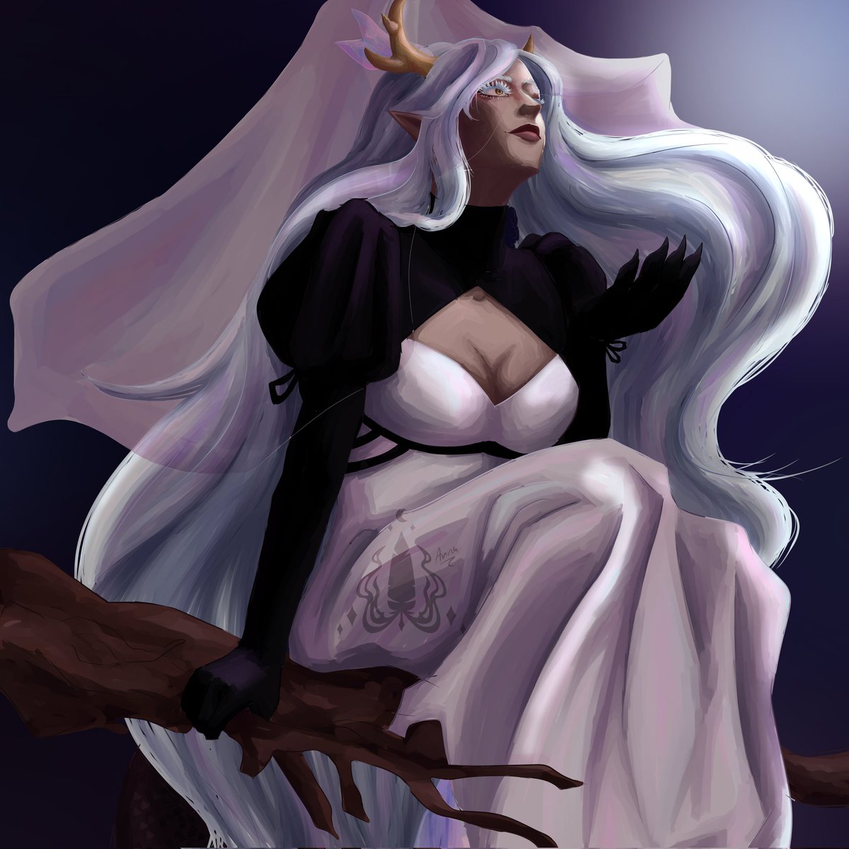 ravensbl00d's tweet image. Third #artfight attack is for @CreamMercaille ! I saw Myrthe, I fell in love with her design and had ideas immediately!