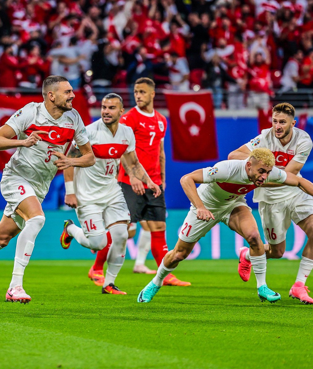 🇹🇷👏 Commiserations to Türkiye on their #EURO2024 exit... 

A team with immense passion that produced several high tempo, entertaining matches! 

With Arda Güler, Yıldız, Yılmaz, Kadıoğlu etc, they will definitely be back... 🌟🌟