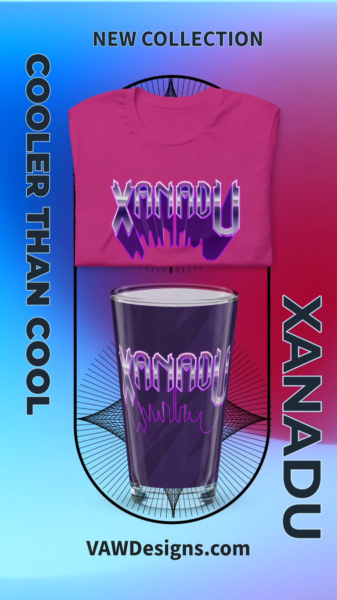 VAWDesigns's tweet photo. New Collection from @vawdesigns inspired by the cult classic #xanadu starring #olivianewtonjohn Shop Now! #elo #electriclightorchestra #jefflynne #1980smovie #disco #rollerskating #xanadumovie #tshirts #glasses #mugs #pillows #hoodies https://t.co/1y4moJ1cQa