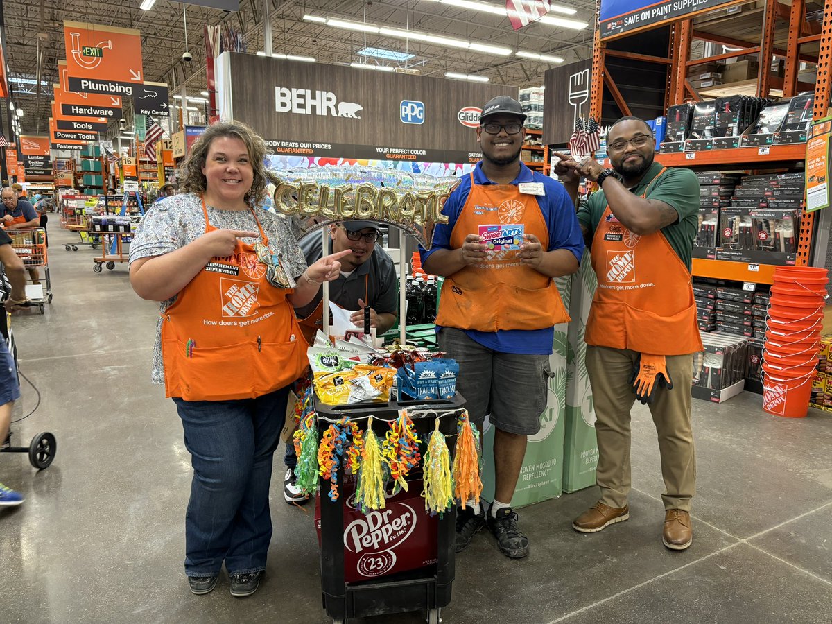 Recognizing our D24 associate Terrance for always helping through out the store !!