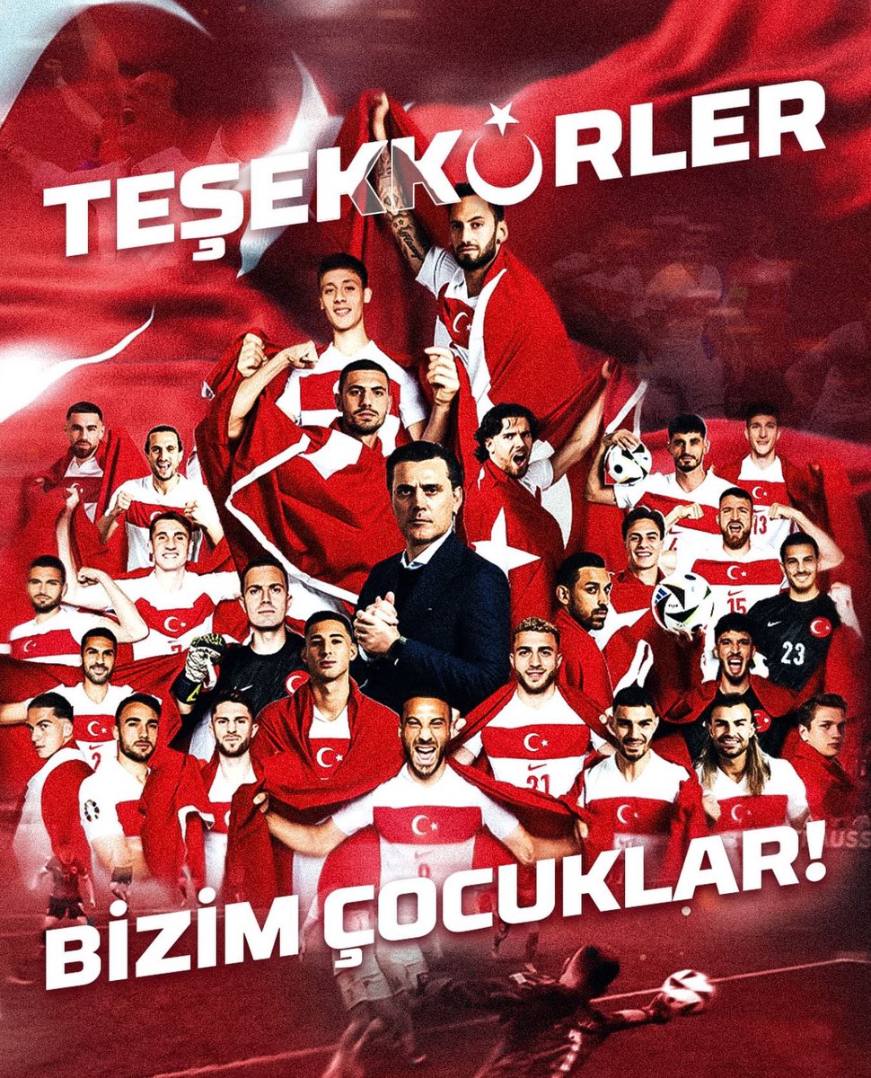 When we love someone so dearly, we say 'not even a pebble should touch your feet' in Turkish 😊🇹🇷❤️

Our national team players played with their hearts and made us so proud! I'm sure we'll be watching many more amazing games in the future 😍🇹🇷

Helal olsun bizim çocuklara! 🤩