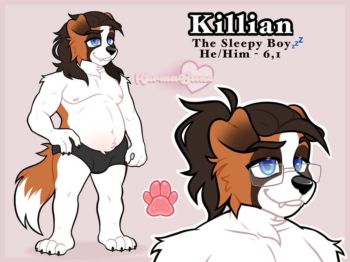 KarmaBunz's tweet photo. Made a reference sheet for my bf @GoodByeZeWorldo !! 💕✨🥰
-
-
-
#furry #vrchat #vrchatfurry #furryartist #furrycommission #furrycommunity #furryoc #furryart #furryartwork #artistsupport  #smallartist #furryfandom #commissionsopen  #Commissions #furryfandom https://t.co/3m773prHY4