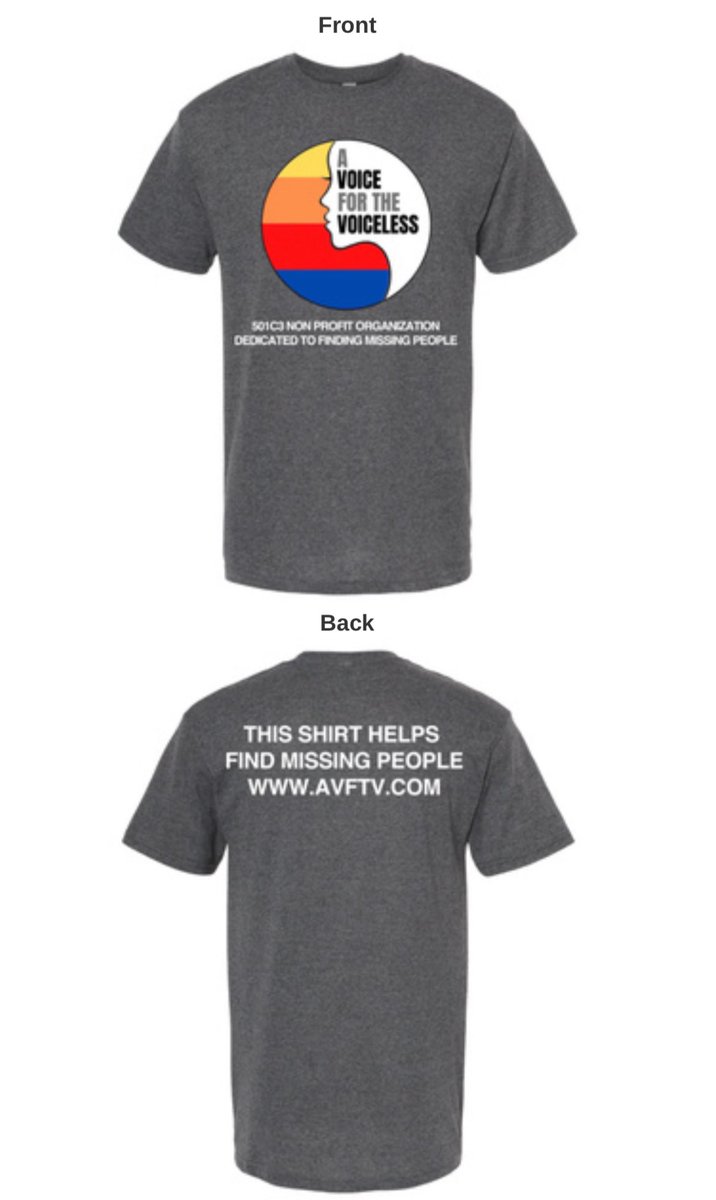AwarenessTCS's tweet photo. 💙❤️🧡💛 FREE SHIRT GIVEAWAY💙❤️🧡💛

We're excited to announce that we are giving away a **FREE T-shirt and other fun goodies** to one randomly selected lucky supporter! 🎉

To enter the giveaway, simply:

1. **Follow** our page on Meta/Facebook: 

A Voice For The Voiceless, Inc 
https://t.co/LShFTN1N0Z

2. **Follow** us on Instagram: 

https://t.co/xSOvxqkQ5o

3. **Follow** us on X/Twitter: 

https://t.co/8yDmoEgkYT

Additionally, please **share** this post and encourage your Facebook community to follow our 501c3 nonprofit missing person awareness page. Every new follower helps us spread awareness and bring more people home.

Type "done" in the comments once you’ve followed our pages and shared this post!

Make sure you complete all the steps to be eligible.

Thank you for your support in spreading awareness and helping bring home missing persons. Your engagement means the world to us!

Good luck!

#Giveaway #AVoiceForTheVoiceless #SupportAndAwareness

Lastly… if you would like to purchase a shirt while supplies last, ALL proceeds go towards expenses and resources needed to support the missing (i.e. flyers, searching, vigils, etc). Our team consists of unpaid volunteers. Message us if you wish to purchase a shirt!