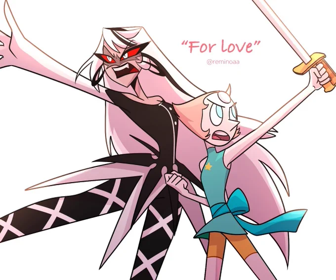 Fight for 'Love'. #HazbinHotel #StevenUniverse