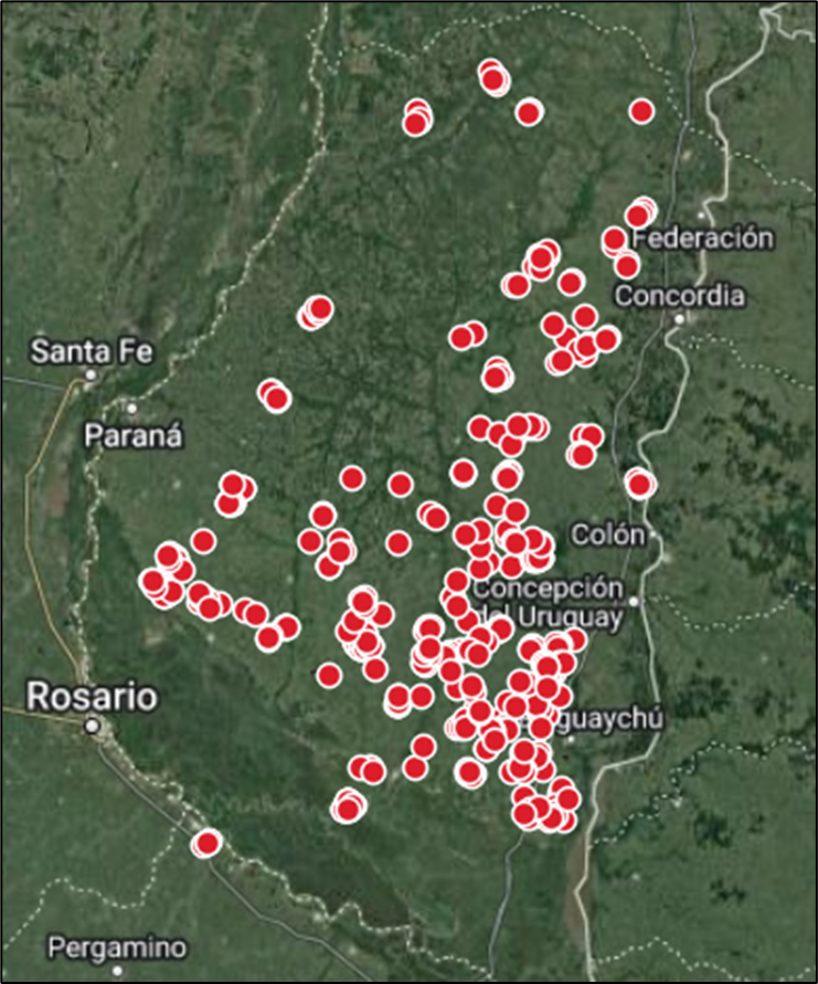 Este verano, con <a href="/martinnmenendez/">Martín Menéndez-Coccoz</a> compartimos por acá pronósticos de rendimiento de lotes de maíz de la región Litoral Sur de CREA. Ahora con el diario del lunes evaluemos los pronósticos y su uso como diagnóstico. Hilo...