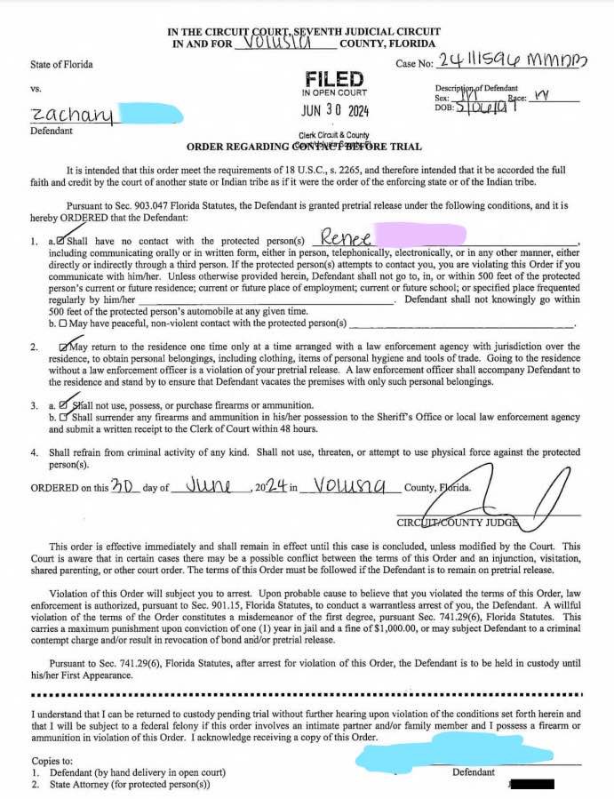 snipedsox and kittenvodka shouldn't be in the brawlhalla community and heres why: 🧵

june 29th sox goes to jail on charges of battery, specifically touch and strike

sox is supposed to be on no contact with kv until july 24th, their court date, given she was deemed the victim