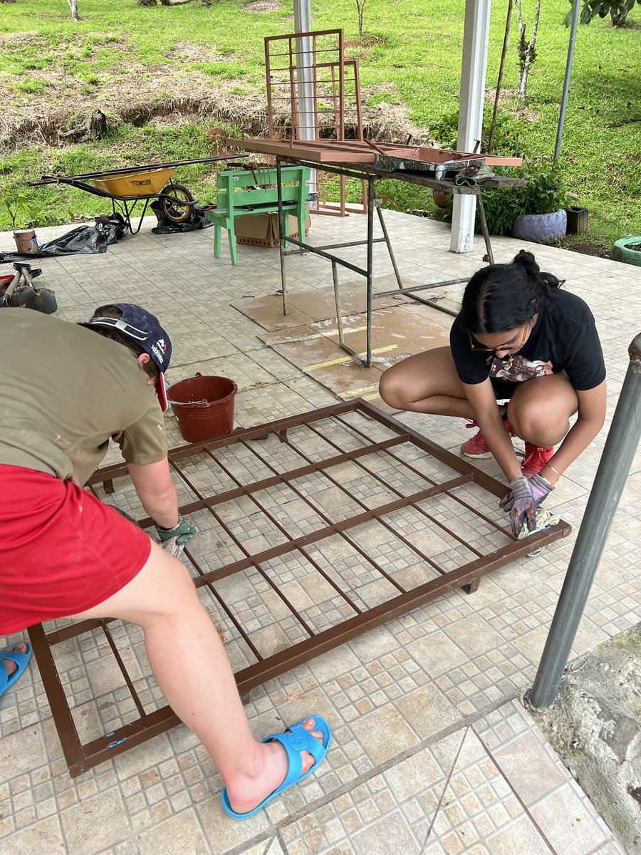 FettesCAS's tweet image. Great progress today: the playground is getting a second coat, the sanding is nearly done, some walls are getting a base coat, and the window bars are getting a facelift! @Fettes_College