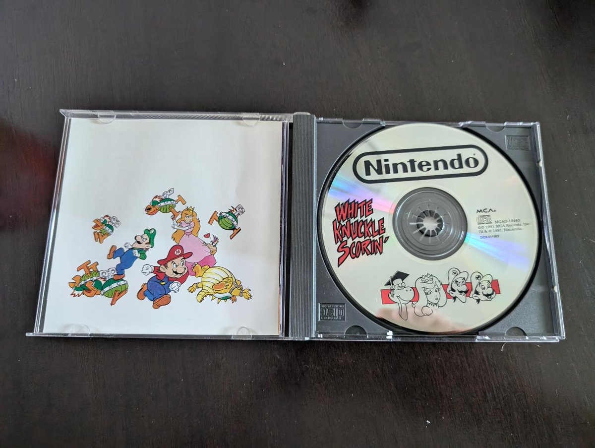 Such a cool find today, thanks to my buddy who was looking for CDs otherwise I would have missed it. #supermario #nintendo #cd