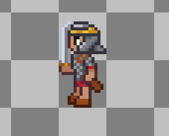 SoulwolfxP's tweet image. 50th day of #100DaysOfGameDev, I&apos;m slowly transitioning back into productivity! Today I was able to start on the Roman Scout art. Tomorrow I will continue it and implement some voice lines into Mission 2 soldiers.
#screenshotsaturday #pixelart #pixelartist