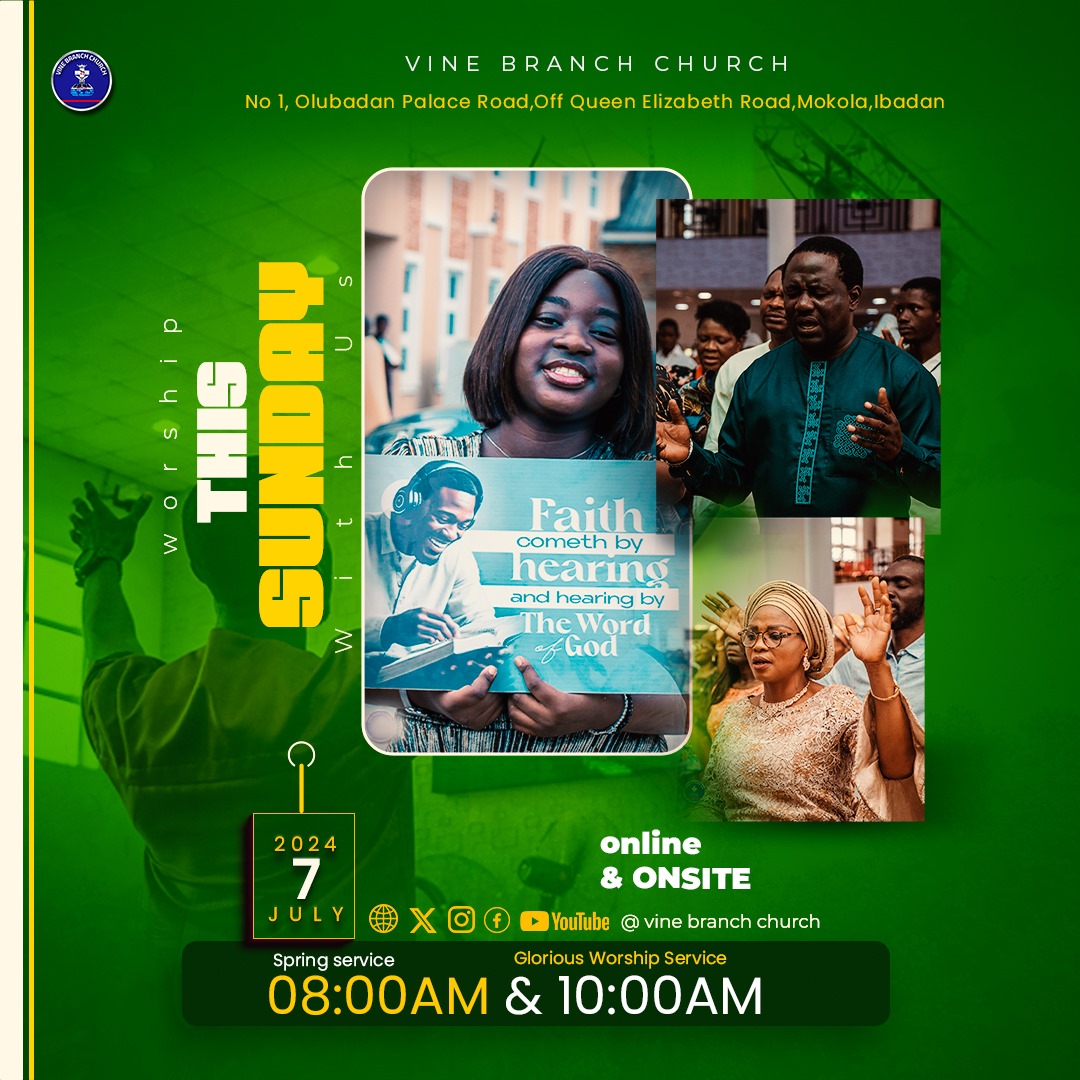 emmankom's tweet image. Experience Joy and Renewal This Sunday! 

Join us at Vine Branch Church for a transformative worship experience. We are Heaven Backed,Bible Based,Practical and for Real.

See you in Church!

#SpringService
#GloriousWorshipService
#VBCMokola
#VBCService