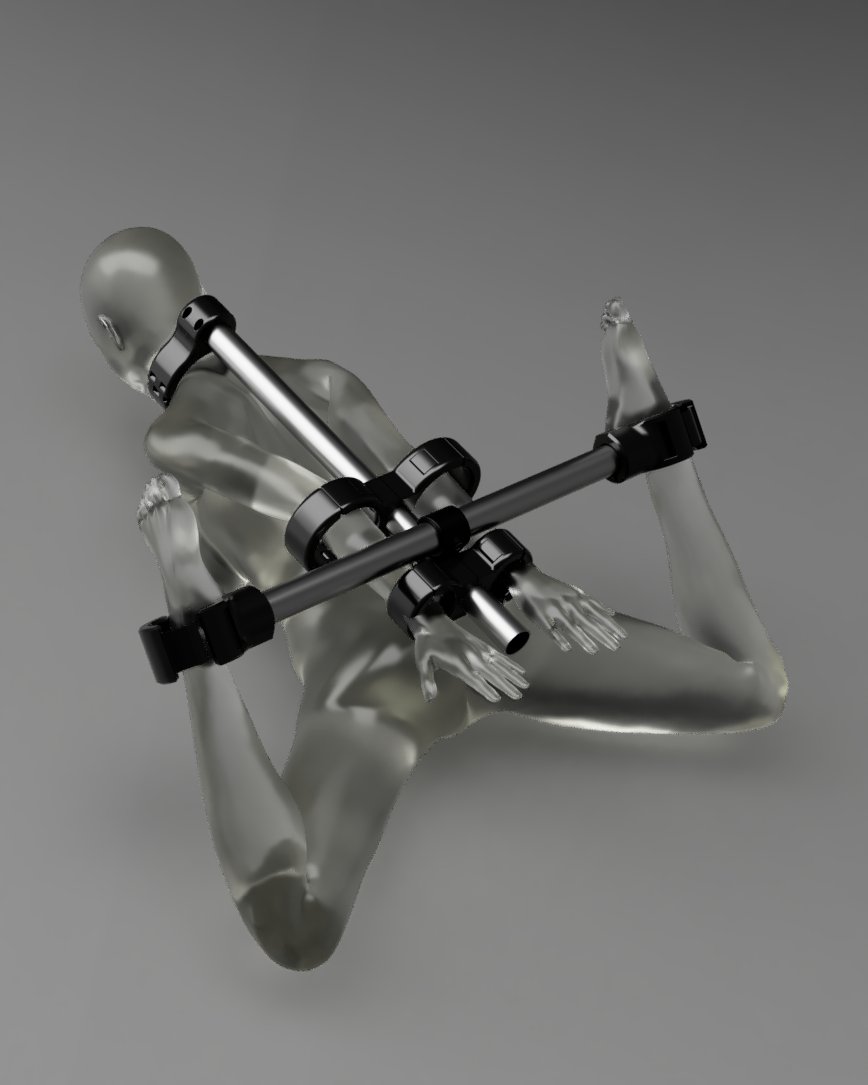 theelims's tweet photo. @latexographer That's what I could throw on the printer rather quickly. You need to get the 42mm tubes and that one kee klamp yourself. But they should be readily available. The same parts would also make for a nice slave display stand. Just use a longer central tube. https://t.co/xF3o5wRvVm