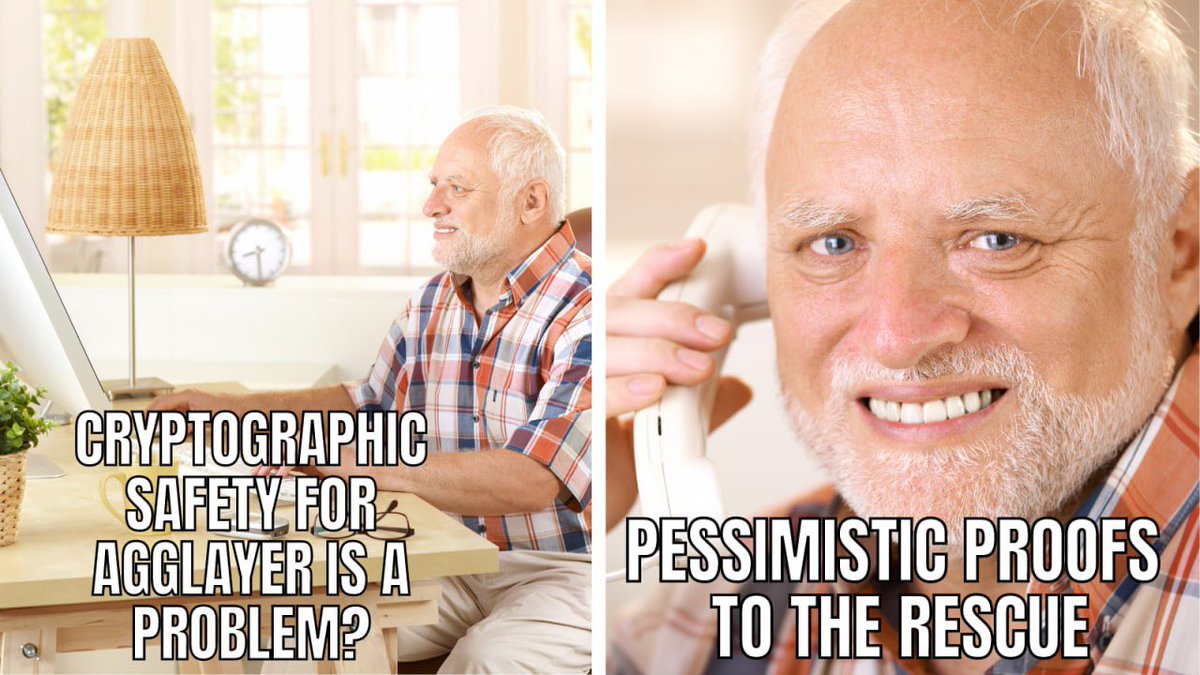 tunedaybabz's tweet image. 🔎What is a Pessimistic Proof?
Pessimistic Proofs are cryptographic methods that assume the worst-case scenario, ensuring that even if some data is lost or corrupted, the integrity of the system remains intact. They&apos;re all about maximizing security! @0xPolygon #PolygonAgglayer