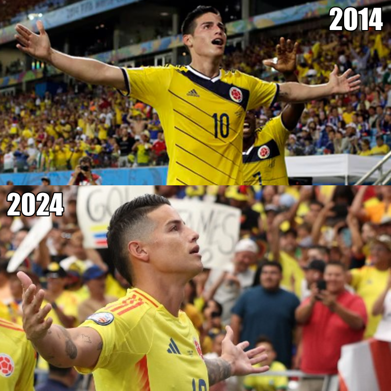 Más de una década haciendo este festejo. Más de una década regalando actuaciones históricas. Más de una década marcando diferencia con la Selección Colombia. Respeten rangos. Respeten jerarquías. RESPETEN A UNA LEYENDA TOTAL.