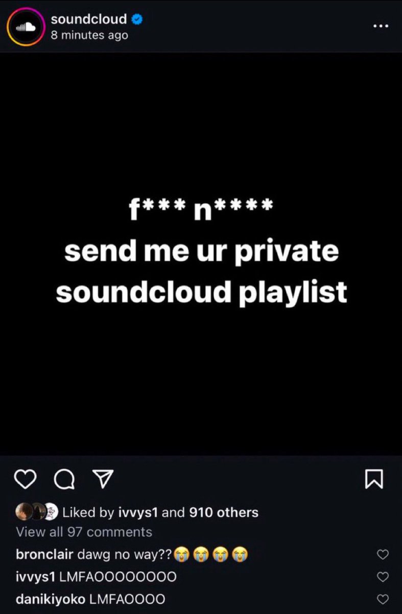 Nycay3x's tweet photo. SoundCloud tweakin???😭 https://t.co/4b3mn2kdcJ
